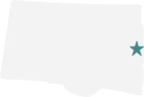 South Dakota East River Location
